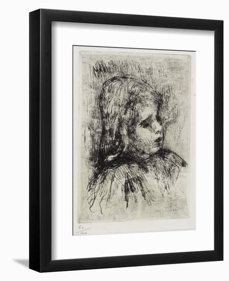 Portrait of Claude Renoir, 1908-Pierre-Auguste Renoir-Framed Giclee Print