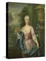 Portrait of Claudine Van Royen (Born), Wife of Pieter Teding Van Berkhout-Hieronymus van der Mij-Stretched Canvas