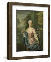 Portrait of Claudine Van Royen (Born), Wife of Pieter Teding Van Berkhout-Hieronymus van der Mij-Framed Art Print