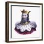Portrait of Clovis I, King of France-null-Framed Giclee Print