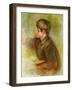 Portrait of Coco Painting, circa 1910-12-Pierre-Auguste Renoir-Framed Giclee Print