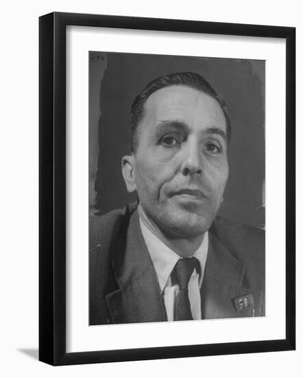 Portrait of Communist Leader Luis Carlos Prestes-null-Framed Premium Photographic Print