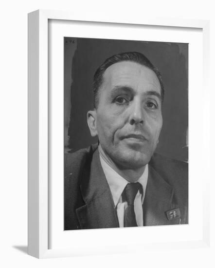 Portrait of Communist Leader Luis Carlos Prestes-null-Framed Photographic Print