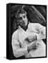 Portrait of Composer/Conductor Leonard Bernstein-Alfred Eisenstaedt-Framed Stretched Canvas