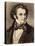 Portrait of Composer Franz Schubert-null-Stretched Canvas