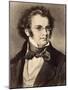 Portrait of Composer Franz Schubert-null-Mounted Giclee Print