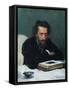 Portrait of Composer Pavel Ivanovich Blaramberg, 1884-Ilya Yefimovich Repin-Framed Stretched Canvas