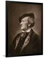 Portrait of Composer Richard Wagner-null-Framed Giclee Print