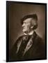 Portrait of Composer Richard Wagner-null-Framed Giclee Print