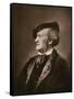 Portrait of Composer Richard Wagner-null-Framed Stretched Canvas