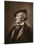 Portrait of Composer Richard Wagner-null-Stretched Canvas