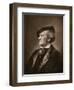 Portrait of Composer Richard Wagner-null-Framed Giclee Print