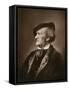 Portrait of Composer Richard Wagner-null-Framed Stretched Canvas