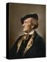 Portrait of Composer Richard Wagner-null-Stretched Canvas