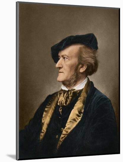 Portrait of Composer Richard Wagner-null-Mounted Giclee Print