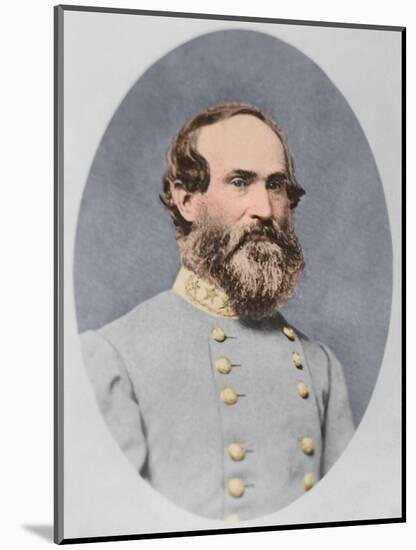 Portrait of Confederate General Jubal Early-Stocktrek Images-Mounted Art Print