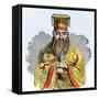 Portrait of Confucius-null-Framed Stretched Canvas