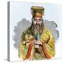 Portrait of Confucius-null-Stretched Canvas