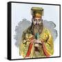 Portrait of Confucius-null-Framed Stretched Canvas