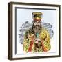 Portrait of Confucius-null-Framed Giclee Print