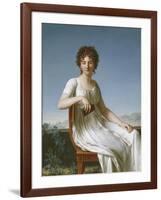 Portrait of Constance Pipelet, 1797-Jean Baptiste Francois Desoria-Framed Giclee Print