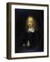 Portrait of Constantijn Huygens-Caspar Netscher-Framed Art Print