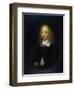 Portrait of Constantijn Huygens-Caspar Netscher-Framed Art Print