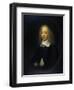 Portrait of Constantijn Huygens-Caspar Netscher-Framed Art Print