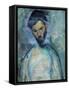 Portrait of Constantin Brancusi, 1909 (Oil on Canvas)-Amedeo Modigliani-Framed Stretched Canvas