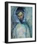 Portrait of Constantin Brancusi, 1909 (Oil on Canvas)-Amedeo Modigliani-Framed Giclee Print