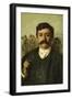 Portrait of Constantine Bardella-Francesco Paolo Michetti-Framed Giclee Print