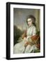 Portrait of Cornelia Rijdenius, Wife of Johannes Lublink II-Johann Friedrich August Tischbein-Framed Art Print