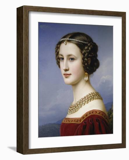 Portrait of Cornelia Vetterlein, 1828-Joseph Karl Stieler-Framed Giclee Print