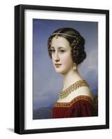 Portrait of Cornelia Vetterlein, 1828-Joseph Karl Stieler-Framed Giclee Print