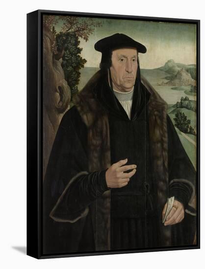 Portrait of Cornelis Aerentsz Van Der Dussen-Jan van Scorel-Framed Stretched Canvas