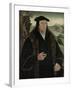 Portrait of Cornelis Aerentsz Van Der Dussen-Jan van Scorel-Framed Art Print