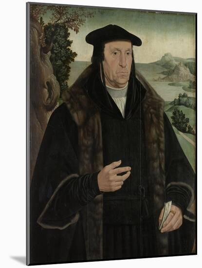 Portrait of Cornelis Aerentsz Van Der Dussen-Jan van Scorel-Mounted Art Print