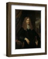 Portrait of Cornelis Backer, Councillor, Alderman, and Colonel of the Amsterdam Militia-Caspar Netscher-Framed Art Print
