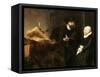 Portrait of Cornelius Anslo and His Wife, 1641-Rembrandt van Rijn-Framed Stretched Canvas