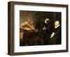 Portrait of Cornelius Anslo and His Wife, 1641-Rembrandt van Rijn-Framed Giclee Print