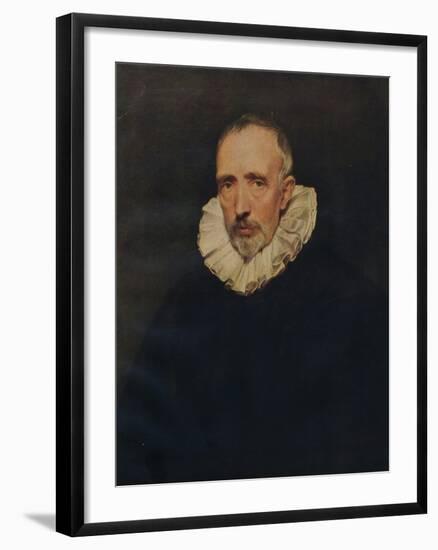 Portrait of Cornelius Van der Geest, c1620, (1938)-Anthony Van Dyck-Framed Giclee Print