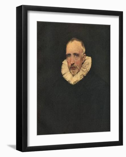 Portrait of Cornelius Van Der Geest-null-Framed Art Print