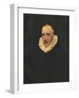 Portrait of Cornelius Van Der Geest-null-Framed Art Print