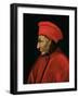 Portrait of Cosimo De'Medici Copied from Jacopo Pontormo Painting of 1518-Alessandro Pieroni-Framed Giclee Print