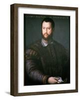 Portrait of Cosimo I De'Medici-Agnolo Bronzino-Framed Giclee Print