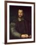 Portrait of Cosimo I De' Medici-Agnolo Bronzino-Framed Giclee Print