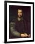 Portrait of Cosimo I De' Medici-Agnolo Bronzino-Framed Giclee Print