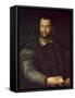 Portrait of Cosimo I De' Medici-Agnolo Bronzino-Framed Stretched Canvas