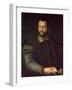 Portrait of Cosimo I De' Medici-Agnolo Bronzino-Framed Giclee Print