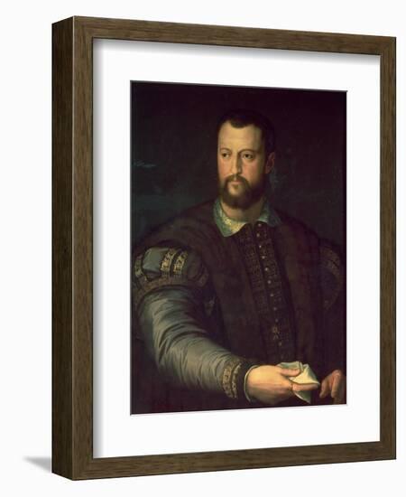 Portrait of Cosimo I De' Medici-Agnolo Bronzino-Framed Giclee Print